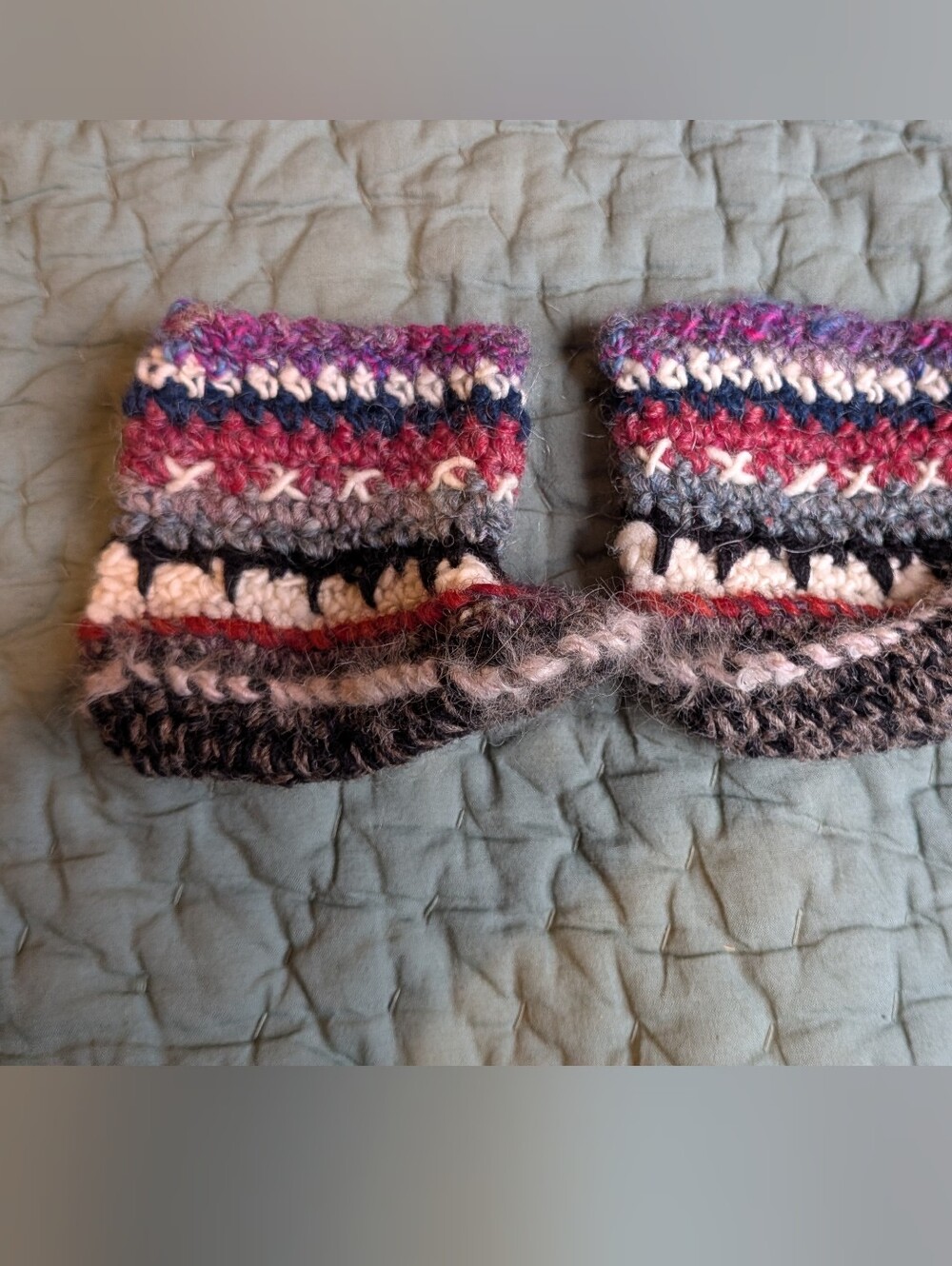 Hand Knit Baby Booties